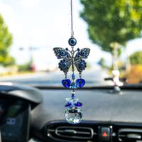 Retro Devil's Eye Butterfly Artificial Crystal Pendant Artificial Decorations main image 2