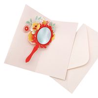 Cartoon Style Flower Paper Party Card sku image 6
