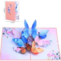 Sweet Butterfly Paper Party Festival Card sku image 1