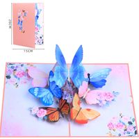 Sweet Butterfly Paper Party Festival Card sku image 2