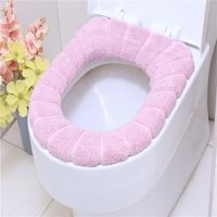 Pastoral Solid Color Cotton Toilet Mat main image 3