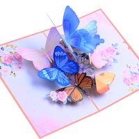 Sweet Butterfly Paper Party Festival Card main image 1
