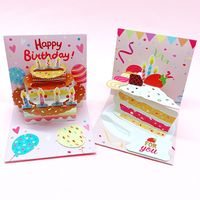 Birthday Sweet Cake Paper Party Street Card main image 1