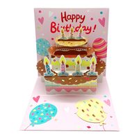 Birthday Sweet Cake Paper Party Street Card sku image 1