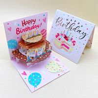 Birthday Sweet Cake Paper Party Street Card main image 2
