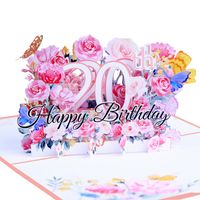 Birthday Sweet Flower Paper Party Street Card main image 5