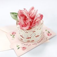 Valentine's Day Mother's Day Birthday Sweet Cake Paper Party Festival Street Card sku image 1