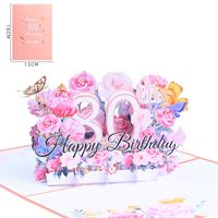 Birthday Sweet Flower Paper Party Street Card sku image 19