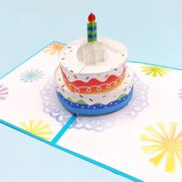 Birthday Sweet Flower Paper Party Festival Card sku image 2