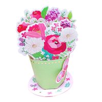 Valentine's Day Birthday Sweet Flower Paper Party Street Card sku image 4