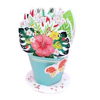 Valentine's Day Birthday Sweet Flower Paper Party Street Card sku image 3