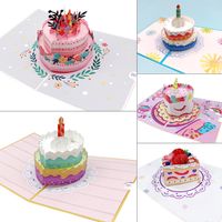 Birthday Sweet Flower Paper Party Festival Card main image 1