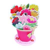 Valentine's Day Birthday Sweet Flower Paper Party Street Card sku image 1