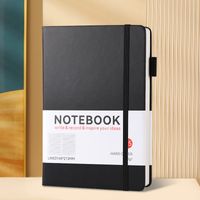 1 Piece Solid Color Learning Imitation Leather Wood-free Paper Novelty Notebook sku image 5