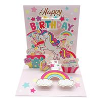 Children's Day Cartoon Style Animal Paper Party Street Card sku image 1