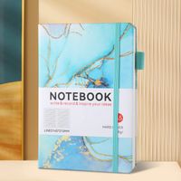 1 Piece Solid Color Learning School Imitation Leather Wood-free Paper Casual Cartoon Style Notebook sku image 10