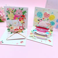 Cartoon Style Letter Bow Knot Paper Party Festival Card main image 4