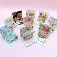Cartoon Style Letter Bow Knot Paper Party Festival Card main image 3