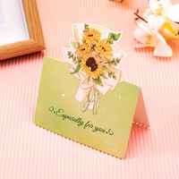Valentine's Day Birthday Sweet Flower Paper Holiday Festival Card sku image 6