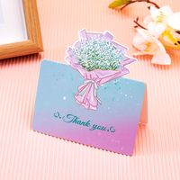 Valentine's Day Birthday Sweet Flower Paper Holiday Festival Card sku image 3
