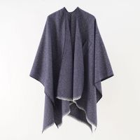 Women's Streetwear Solid Color Polyester Shawl sku image 1