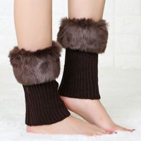 Women's Japanese Style Solid Color Nylon Cotton Wool Crew Socks A Pair sku image 4