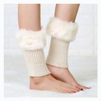 Women's Japanese Style Solid Color Nylon Cotton Wool Crew Socks A Pair main image 4