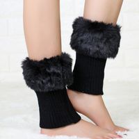 Women's Japanese Style Solid Color Nylon Cotton Wool Crew Socks A Pair sku image 6