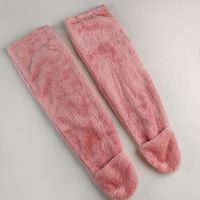 Unisex Japanese Style Solid Color Nylon Polyester Over The Knee Socks A Pair sku image 3