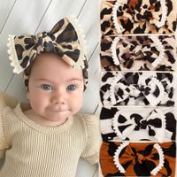 Kid's Simple Style Commute Bow Knot Polyester Printing Hair Band main image 5