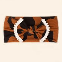 Kid's Simple Style Commute Bow Knot Polyester Printing Hair Band sku image 3