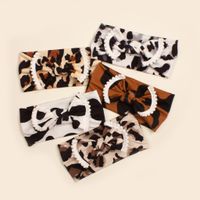 Kid's Simple Style Commute Bow Knot Polyester Printing Hair Band main image 2