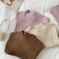 Einfacher Stil Einfarbig Baumwolle Hoodies & Pullover main image 2