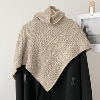 Women's Sweet Solid Color Polyester Shawl main image 4