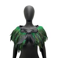 Unisex Punk Solid Color Chicken Feather Shawl main image 2