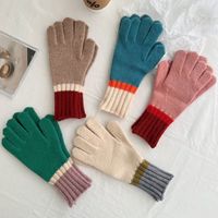 Femmes Dame Style Simple Bloc De Couleur Gants 1 Jeu main image 6