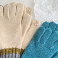 Frau Dame Einfacher Stil Farbblock Handschuhe 1 Satz main image 5