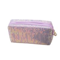 Women's Polyester Solid Color Classic Style Square Zipper Cosmetic Bag main image 2