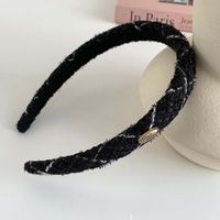 Women's Sweet Solid Color Bow Knot Cloth Hair Band sku image 4