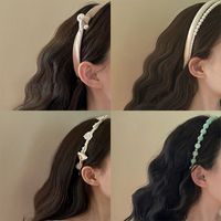 Women's Sweet Solid Color Bow Knot Cloth Hair Band main image 1