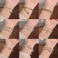 Chinoiserie Vintage Style Bamboo Bow Knot Bell Alloy Wholesale Bracelets main image 1