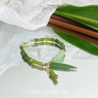 Chinoiseries Style Simple Fleur Alliage Corde De Gros Bracelets sku image 2
