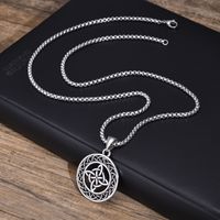 201 Stainless Steel Vintage Style Hollow Out Knot main image 7