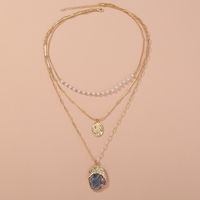 Elegant Lady Geometric Moon Copper Copper Alloy Wholesale Layered Necklaces main image 6