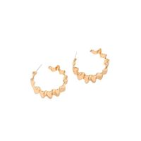 1 Pair Simple Style Leaf Plating Metal Gold Plated Ear Studs main image 5