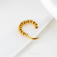 1 Piece Nose Rings & Studs Simple Style Classic Style Circle 316 Stainless Steel  Plating main image 10