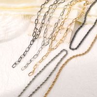 Simple Style Solid Color Alloy Women's Layered Necklaces main image 5