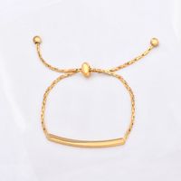 Simple Style Commute Solid Color Stainless Steel Bracelets In Bulk main image 3