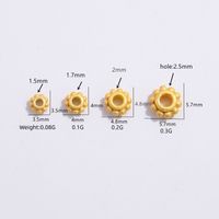 Simple Style Flower Sterling Silver Plating Gold Plated Jewelry Accessories main image 2