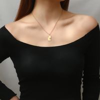 Edelstahl 304 18 Karat Vergoldet IG-Stil Süss Überzug Carving Herzform Halskette Mit Anhänger main image 8